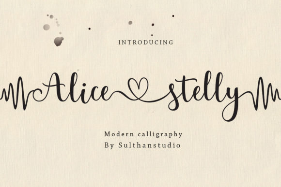 Alice Stelly Typeface: Elevate Your Brand Identity
