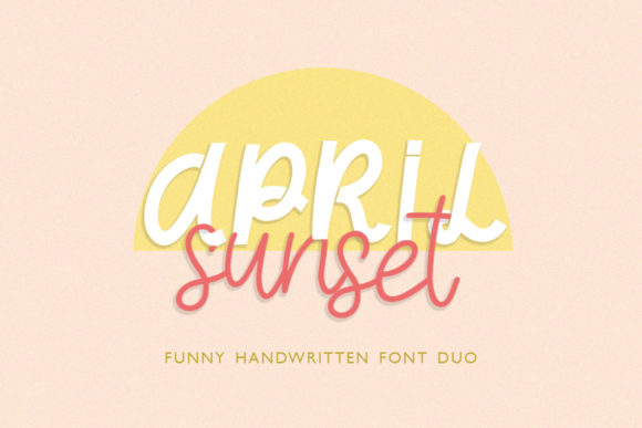 April Sunset: A Playful Script Font for Editorial Charm