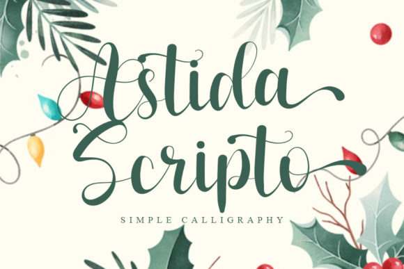 Astida Scripto: A Typeface for Elegant Editorial Design