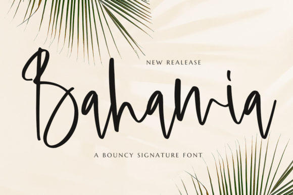 Bahamia: A Handwritten Font for Modern Web Design