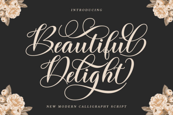 Beautiful Delight Typeface for Web Design