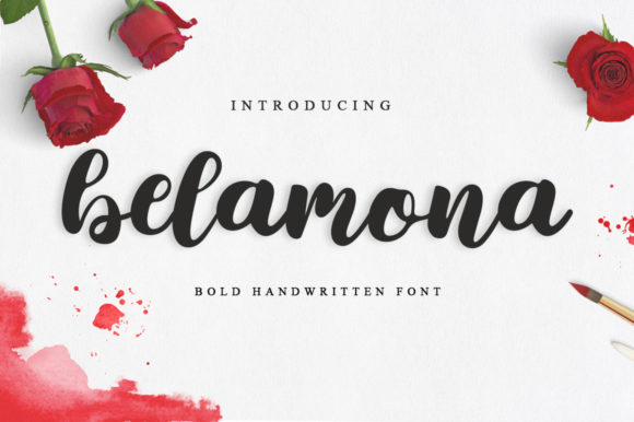 Belamona: The Script Font for Luxury Branding