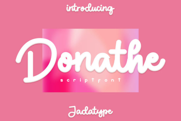 Donathe Font: Elevating Web Design with Handwritten Charm