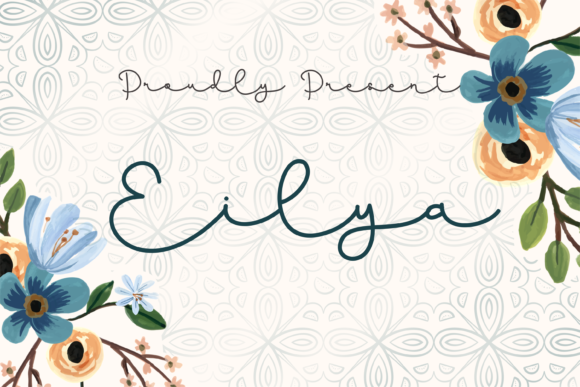 Eilya: A Refined Script Font for Crafters