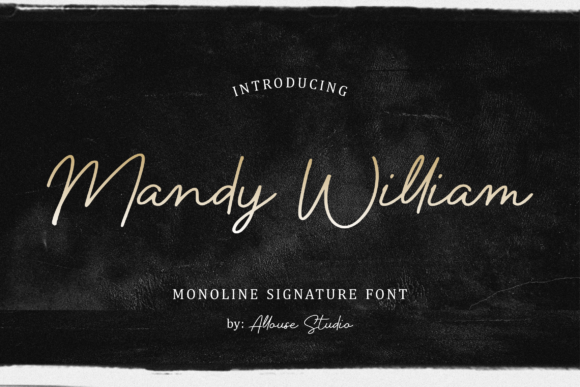 Mandy William: A Handwritten Font for Polished Branding