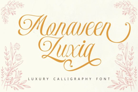 Monaveen Luxia: A Handwritten Font for Polished Branding