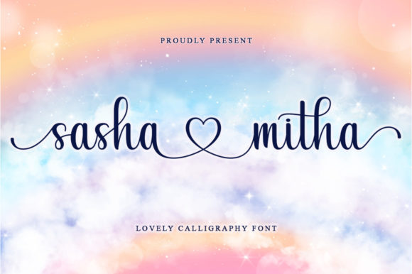 Sashamitha: A Romantic Script Font for Web Design