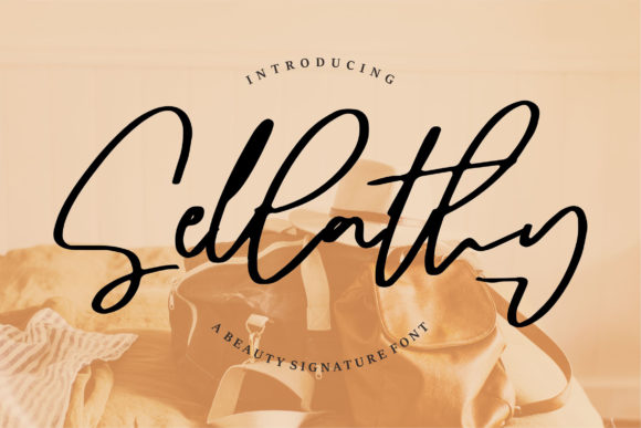 Sellathy: A Handwritten Font for Makers