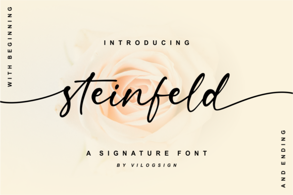 Steinfeld: A Refined Script Font for Editorial Design