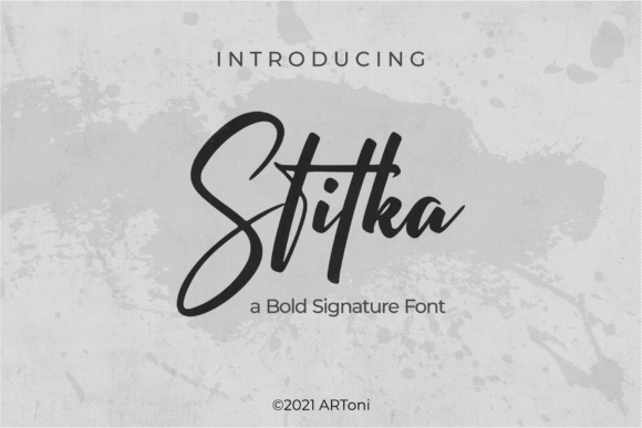 Stitka: A Refined Script Font for Digital Elegance