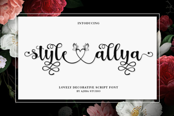 Style Allya: A Romantic Script Font for Marketers