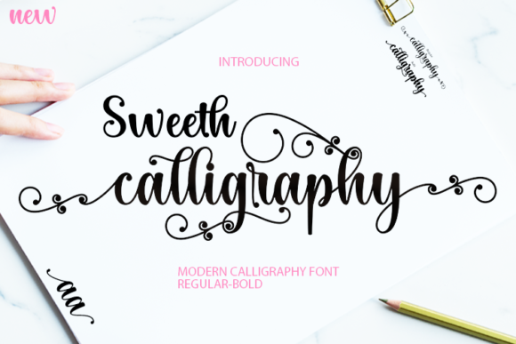 Sweeth Calligraphy Font for Clear Campaigns