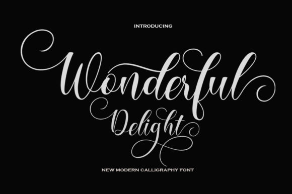 Wonderful Delight Font for Handmade Makers