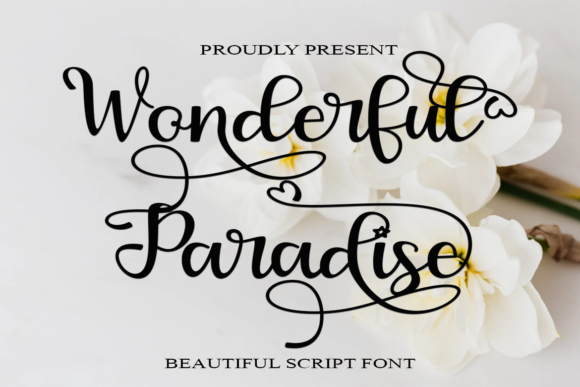 Wonderful Paradise: The Perfect Handwritten Font for Crafters
