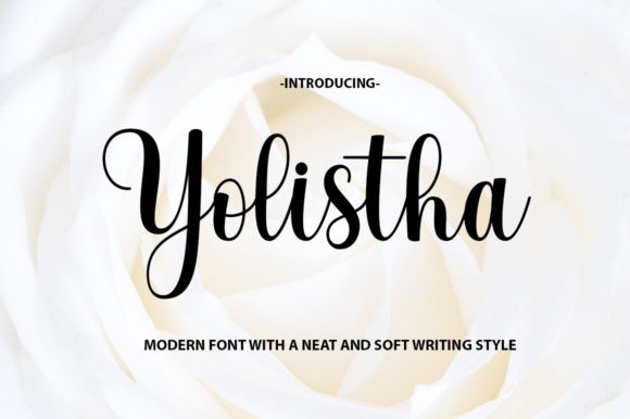 Yolistha: A Romantic Script Font for Web Design
